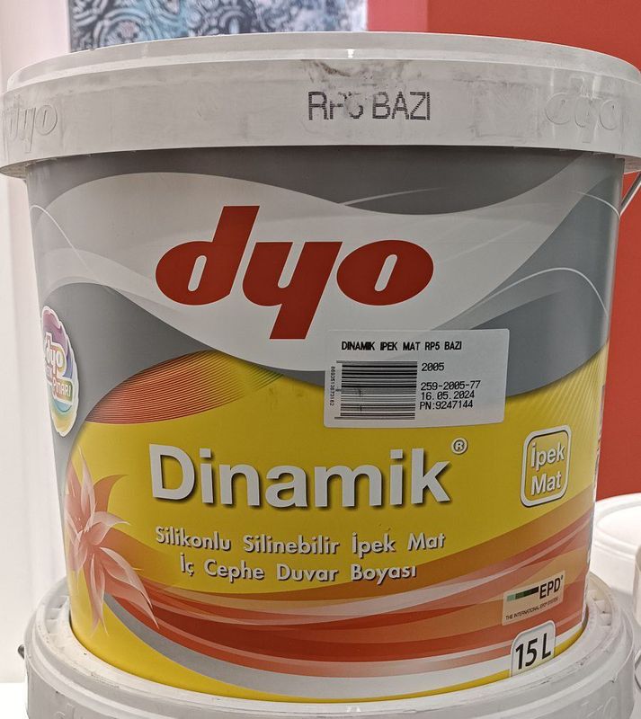 Dinamik silkmat (полуматовая Краска на водной основе) ПРЕМИУМ КЛАССА Dinamik silkmat (полуматовая Краска на водной основе) ПРЕМИУМ КЛАССА