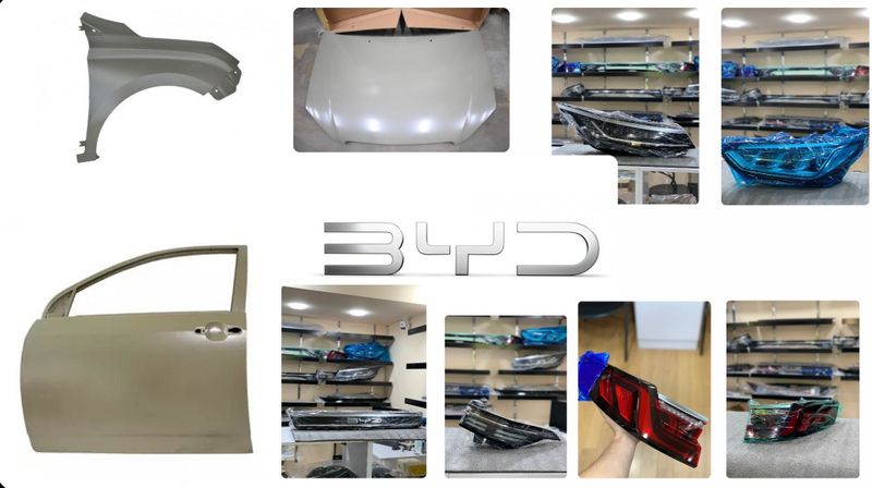 BYD запчасти, ПЕРВЫЕ РУКИ, капот, крыло, фара, бампер, ходовые части