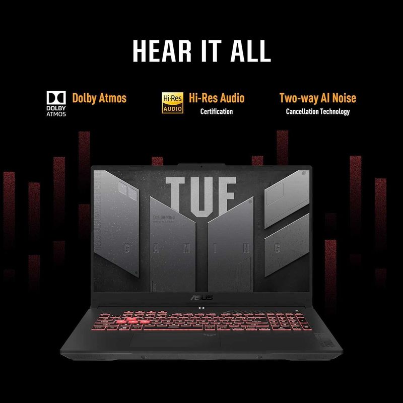 ASUS TUF A17 17.3` FHD 144Hz R7-7435HS DDR5 16GB SSD 1TB RTX 4050 6GB ASUS TUF A17 17.3` FHD 144Hz R7-7435HS DDR5 16GB SSD 1TB RTX 4050 6GB