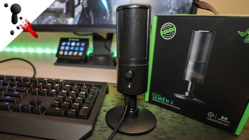 Микрофон Razer Seiren X неотличим от новый, бесплатная доставка!