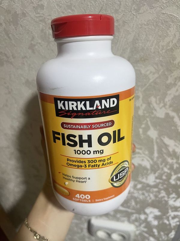 Витамин Рыбий жир Америка от Kirkland Витамин Рыбий жир Америка от Kirkland