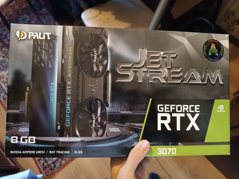 Nvidia RTX 3070 Palit Jet Stream Nvidia RTX 3070 Palit Jet Stream