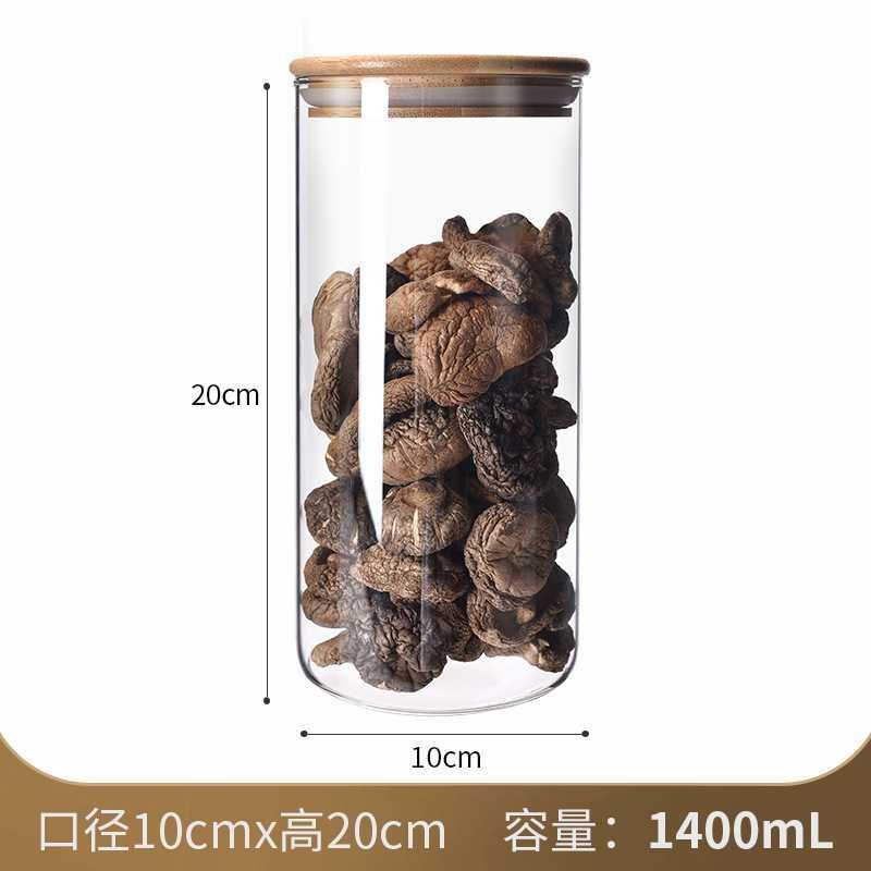 Стеклянная баночка 1400 мл (10×20 см) Стеклянная баночка 1400 мл (10×20 см)