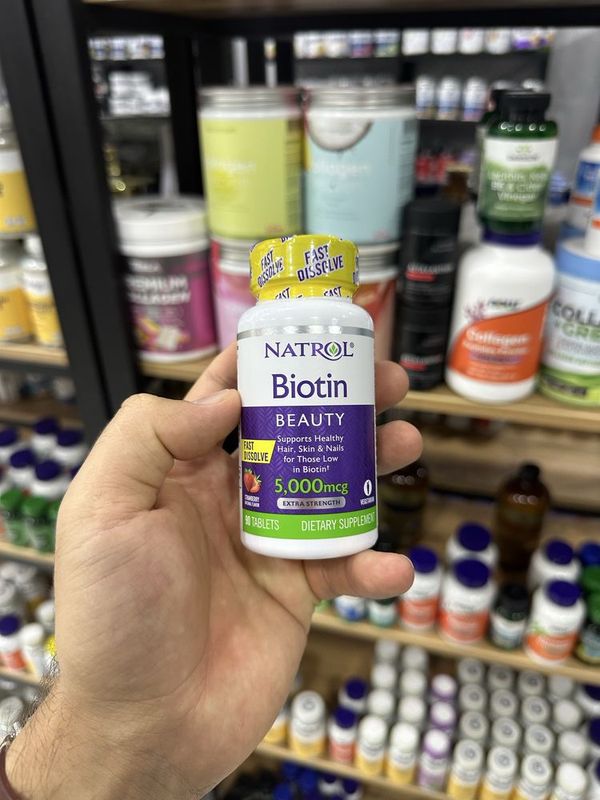 Natrol Biotin 5,000 mcg 90 таблеток