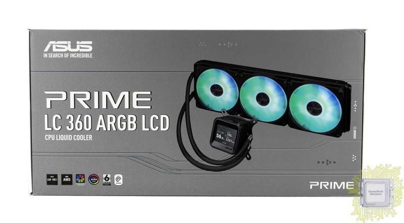 Жидкостное охлаждение Asus Prime LC 360 ARGB LCD Жидкостное охлаждение Asus Prime LC 360 ARGB LCD