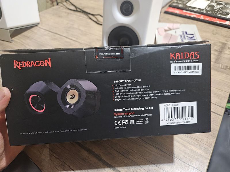 Колонки проводные 6W Redragon Kaidas