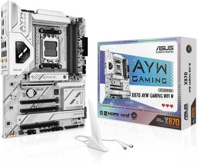 Материнская плата Asus X870 AYW GAMING WIFI W Материнская плата Asus X870 AYW GAMING WIFI W
