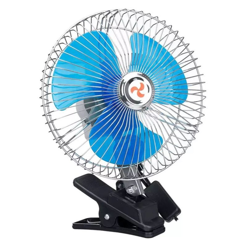 Avtomobil uchun ventilyator qisqichli 12/24V, salonga, sigaret chirog' Avtomobil uchun ventilyator qisqichli 12/24V, salonga, sigaret chirog'