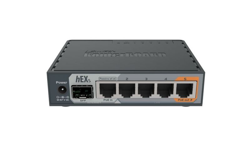 Маршрутизатор 5 портов hEX S RB760IGS MIKROTIK ROUTER Маршрутизатор 5 портов hEX S RB760IGS MIKROTIK ROUTER