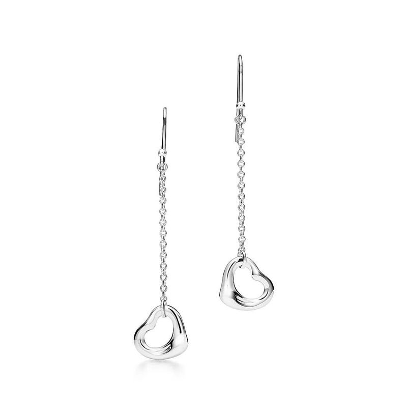 NEW Серьги Tiffany & Co Elsa Peretti Open Heart 601124