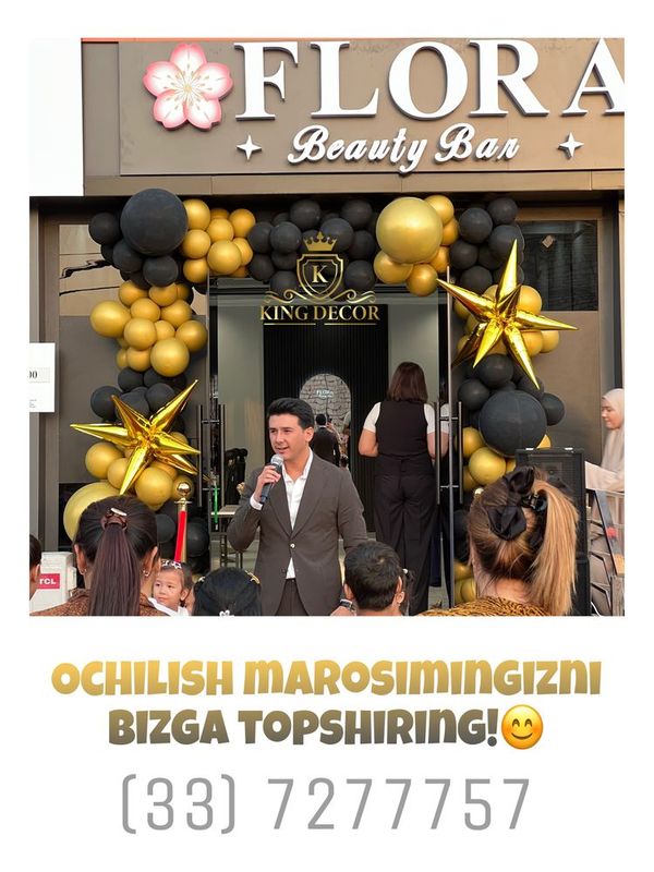 Ochilish marosimlari uchun Dekor Organizator xizmatlari Ochilish marosimlari uchun Dekor Organizator xizmatlari