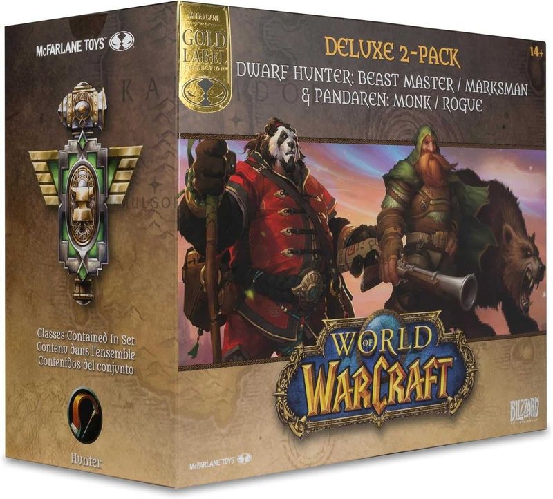 McFarlane World of Warcraft Охотник на гномов: Стрелок и Пандарен McFarlane World of Warcraft Охотник на гномов: Стрелок и Пандарен