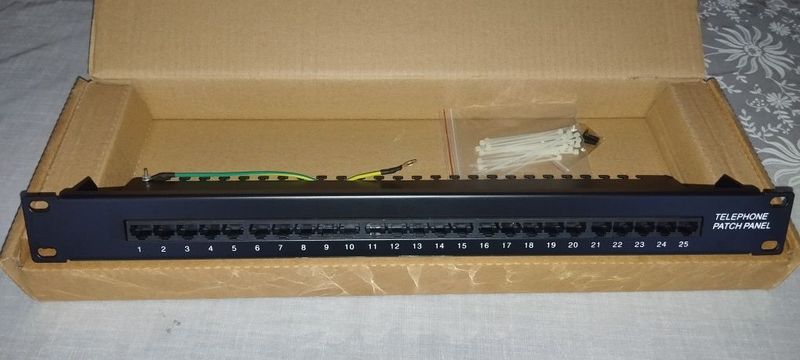 Telephone patch panel