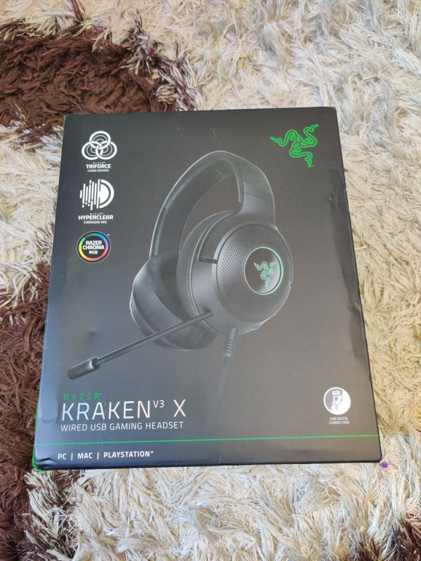 Razer kraken v3 x новые, запечатанные .