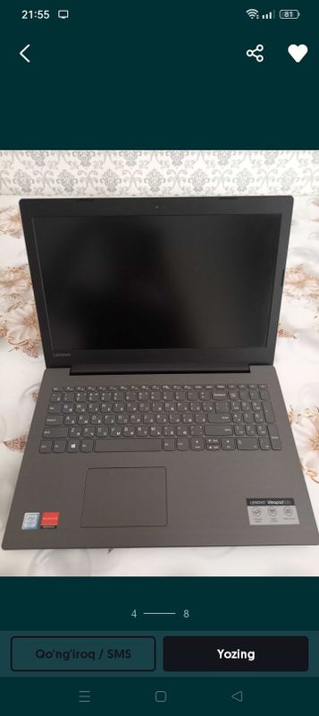 Lenovo 570 kafolati bilan