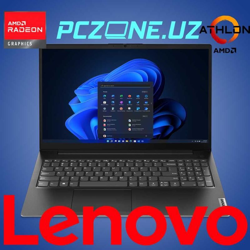 Noutbuk LENOVO V15 Athlon Silver 7120U | 8GB DDR5 | 256GB SSD NVMe