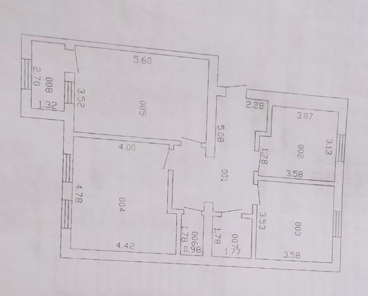 3-х комнатная квартира на улице Каракалпакстан