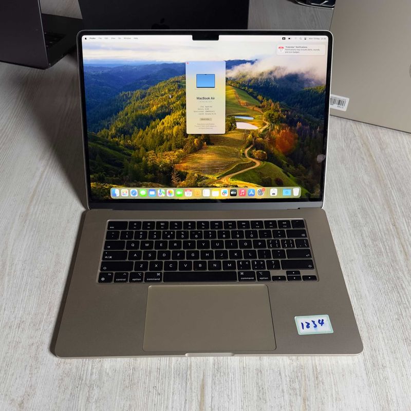 MacBook Air 15.6, 2023 M2, 8/256 GB, batareya 100% - Chehol bonus! MacBook Air 15.6, 2023 M2, 8/256 GB, batareya 100% - Chehol bonus!