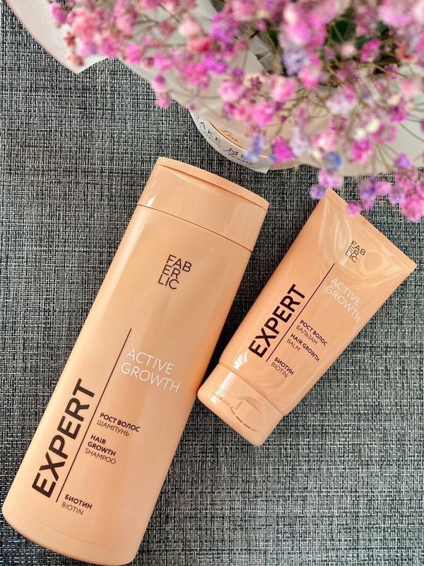 Soch ostiruvchi mustahkamlivchi Shampun va Balzam Биотин Expert Hair Soch ostiruvchi mustahkamlivchi Shampun va Balzam Биотин Expert Hair