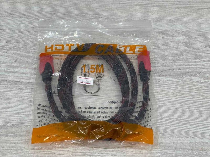 HDMI-кабель с красной оплеткой 1,5 м