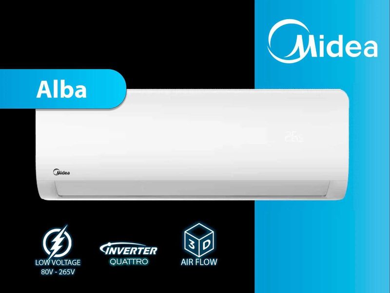 Кондиционер Midea Alba 12 inverter c WI-FI управлением.