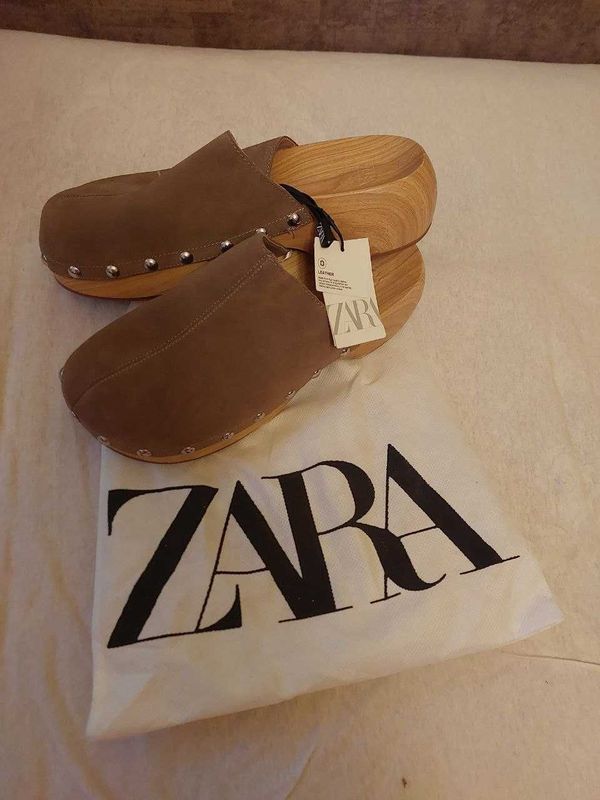 ZARA сабо с заклёпками