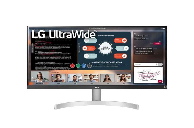 Монитор LG 29WN600-W - 29'' UltraWide™ Full HD (2560x1080) HDR IPS Монитор LG 29WN600-W - 29'' UltraWide™ Full HD (2560x1080) HDR IPS