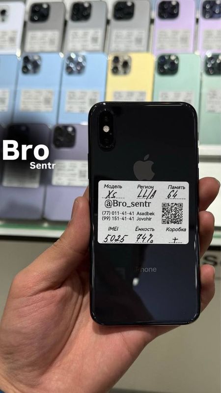 Iphone Xs 64gb qora Karopka bor