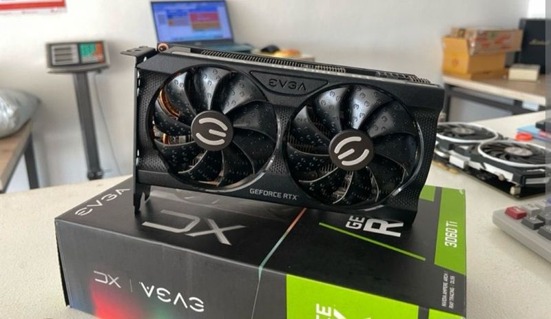 EVGA RTX 3060Ti 8Gb игровой видеокарта