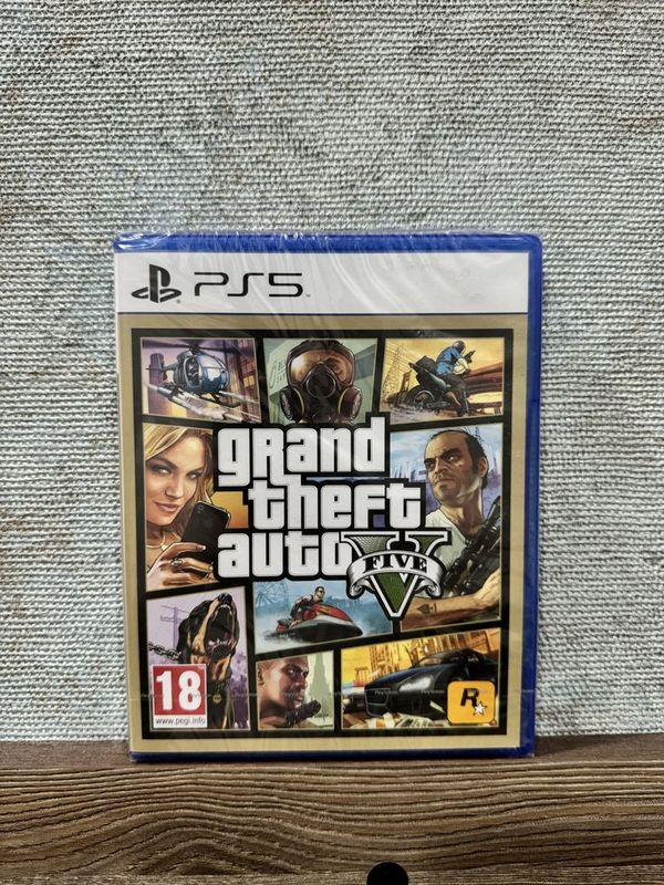 Диск GTA 5 на Playstation 5 (рус субтитры)