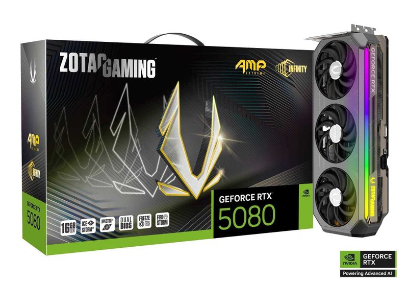 Видеокарта - Zotac Gaming RTX 5080 AMP Extreme Infinity 16GB