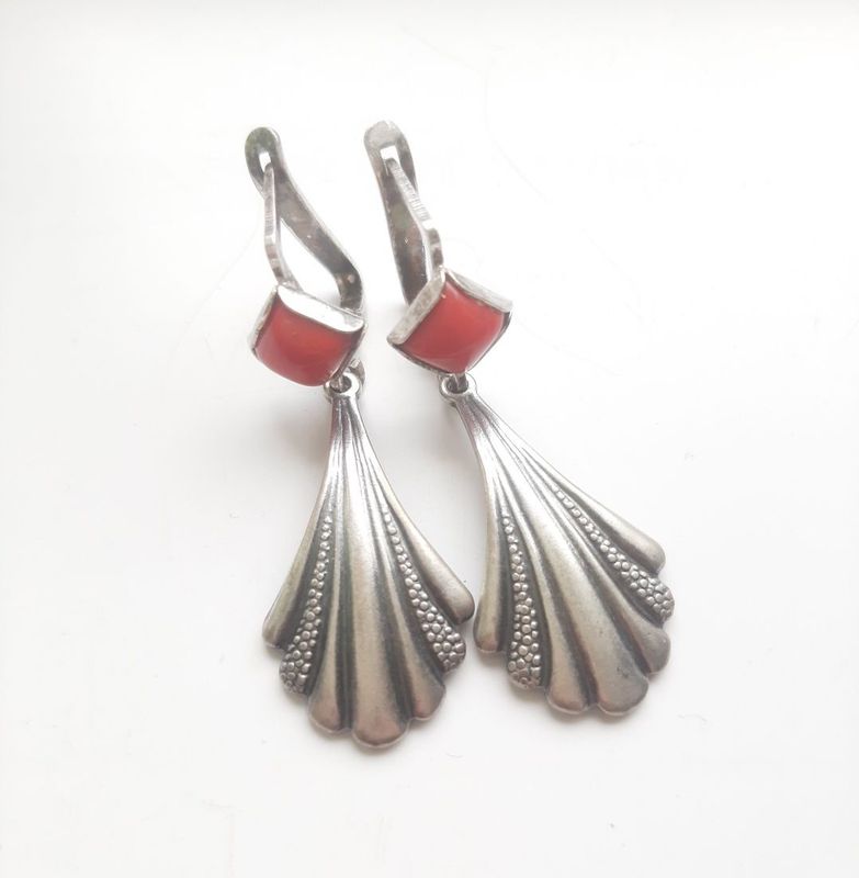 Серьги из мельхиора Серьги из мельхиора