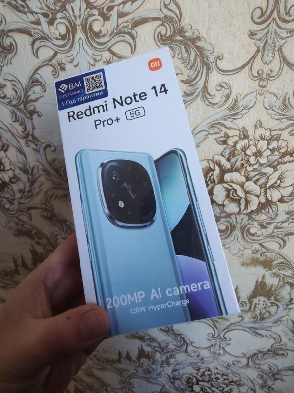 NEW Xiaomi Redmi Note 14 Pro Plus 5G Blue Yengi upakovka arzon narxda