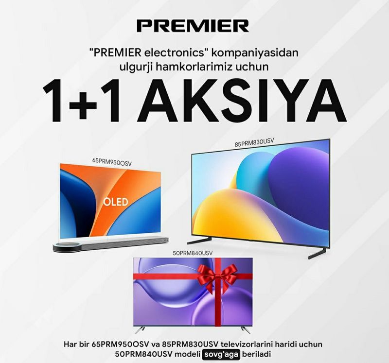 Premier 85 taly tvga 50 tal qoshp beramiz