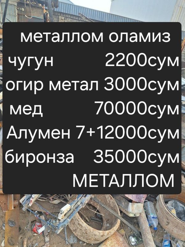 Metallom. Metalalom металлалом Оламиз