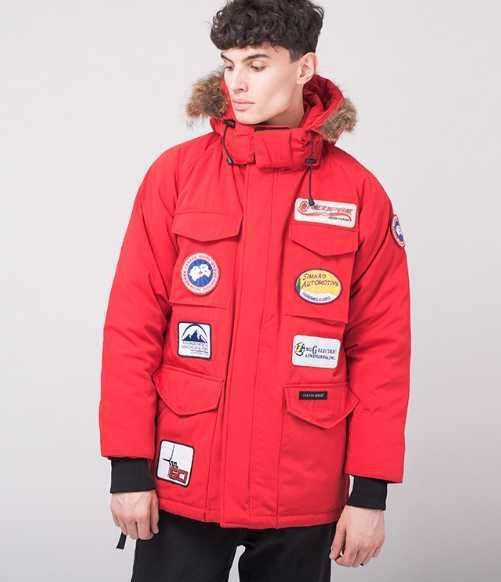 Куртка зимняя Canada Goose цвет Красный Пуховик Доставка