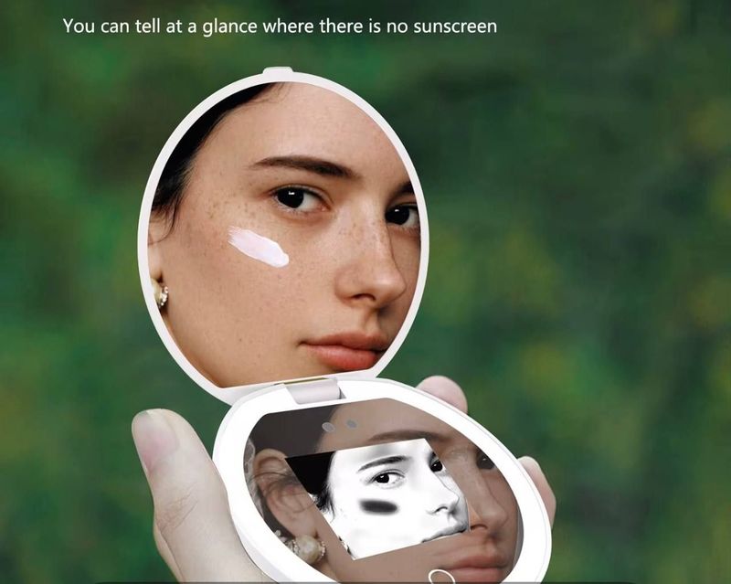 Smart зеркало для контроля качества spf крема Smart зеркало для контроля качества spf крема