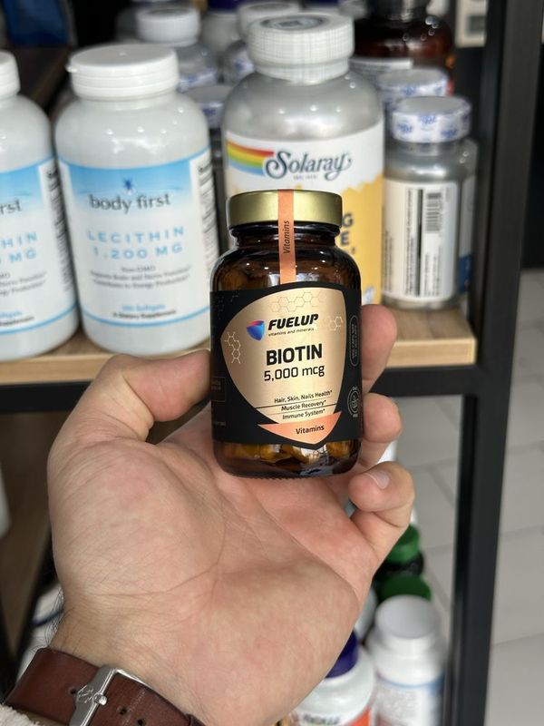 Fuelup Biotin 5,000 mcg 60 капсул