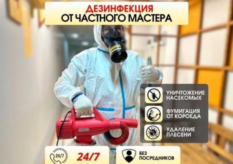 40% Дезинсекция, дератизация, дезинфекция, уничтожение вредителей 40% Дезинсекция, дератизация, дезинфекция, уничтожение вредителей