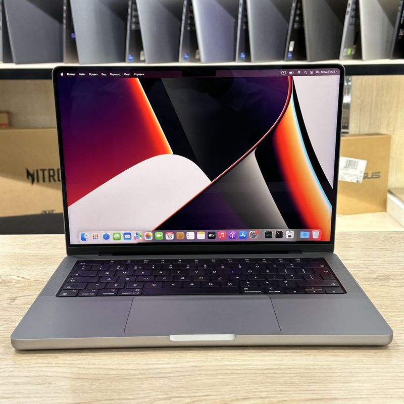 MacBook Pro M1 Pro 16/512GB 14.0-inch Space Gray / 72 цикл MacBook Pro M1 Pro 16/512GB 14.0-inch Space Gray / 72 цикл