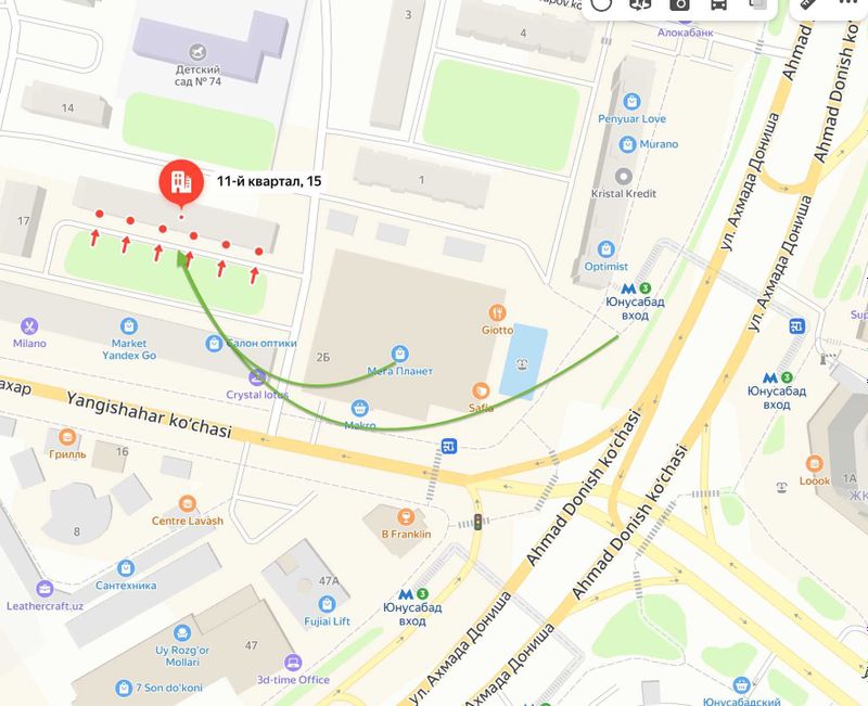 Аренда 2-х комнатная квартира — 11-кв 15, Мега Планет, Юнусабад метро Аренда 2-х комнатная квартира — 11-кв 15, Мега Планет, Юнусабад метро