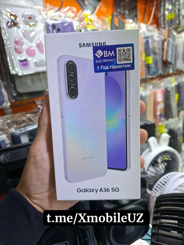 Samsung A36 5G 8+8/256GB, yangi karobka