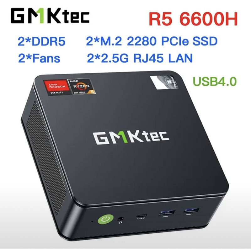 Мини пк GMKtec M6 16/512 Мини пк GMKtec M6 16/512