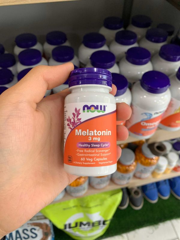 Now food melatonin 3mg 60VCAPS