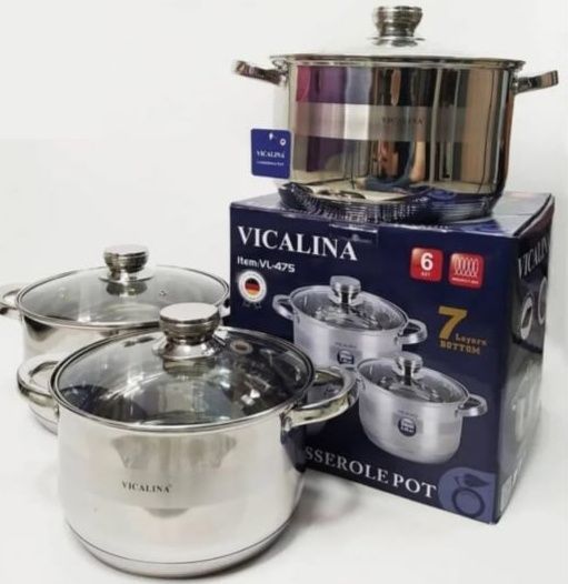 Набор кастрюль Vicalina VL-475 Набор кастрюль Vicalina VL-475