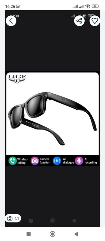 Очки smart glasses Xiaomi очки с камерой
