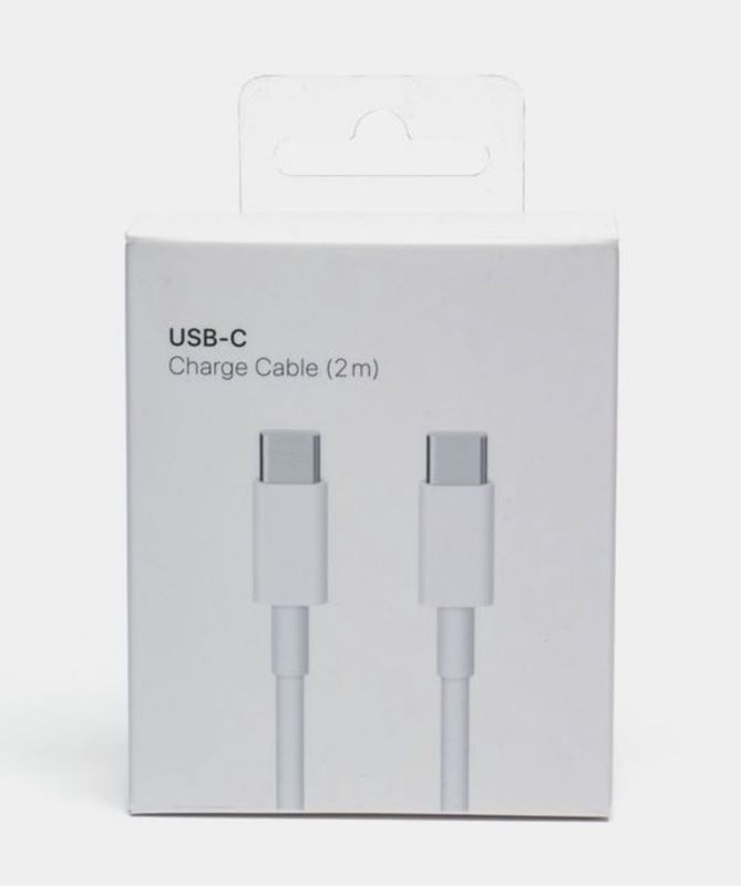 Apple Macbook ipad iphone type-c usb-c charge cable 2 метровая