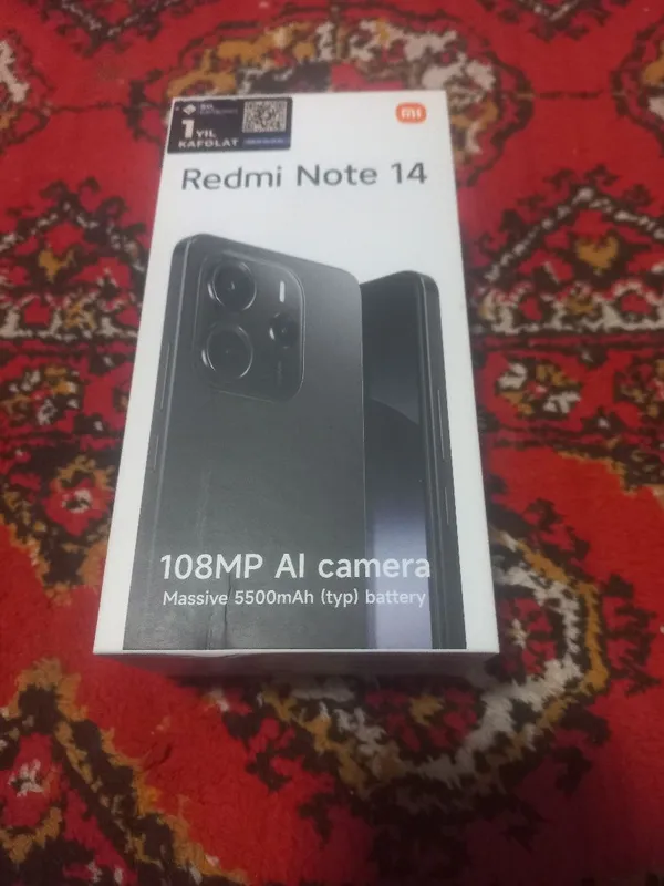 Redmi Note 14 6/128GB poket sim karta qòyilmagan
