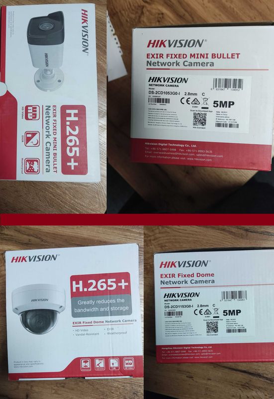 Kamera 5MP Hikvision DS-2CD1053G0-I DS-2CD1153G0-I arzon100ta bor dona