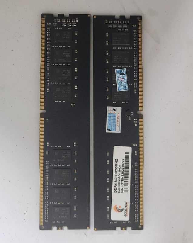Tezkor xotira 16 gb (оперативная память) 2ta 8gb ddr 4 3200MHZ